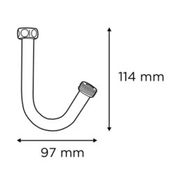 Tiger Stijgpijp Chroom -badkamer 123 4069