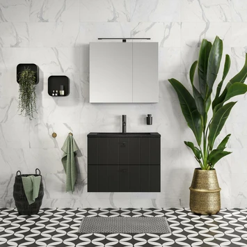 Tiger Spiegelverlichting Ancis Zwart 60cm 17 Tiger Spiegelverlichting Ancis Zwart 60cm - Afbeelding 15