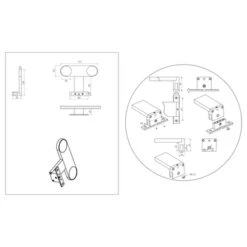 Tiger Spiegelverlichting Yaro Aluminium Zwart 17cm 4000K -badkamer 123 4274