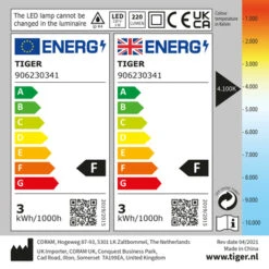 TIGER Spiegelverlichting Castalia 3541 LED -badkamer 123 4305