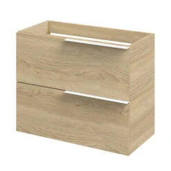 Tiger Badmeubelset Pocket 80 Cm Met 2 Lades Naturel Eik -badkamer 123 438