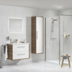 TIGER Boston Kolomkast Chalet Eik Rvs 40cm 11 TIGER Boston Kolomkast Chalet Eik Rvs 40cm -badkamer 123 468