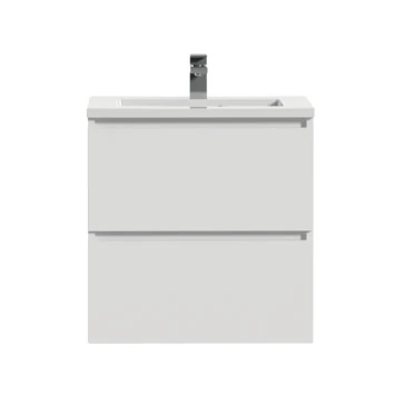 Tiger Karlo Badkamermeubel 60 Cm Hoogglans Wit Met Wastafel Hoogglans Wit 4 Tiger Karlo Badkamermeubel 60 Cm Hoogglans Wit Met Wastafel Hoogglans Wit - Afbeelding 2