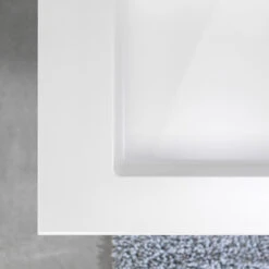 Tiger Karlo Badkamermeubel 60 Cm Chalet Eiken Met Wastafel Hoogglans Wit -badkamer 123 58