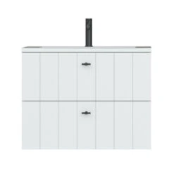 Tiger Maryport Badkamermeubelset 80 Cm Mat Wit Met Wit Glanzende Polybeton Wastafel En Matzwarte Grepen 14 Tiger Maryport Badkamermeubelset 80 Cm Mat Wit Met Wit Glanzende Polybeton Wastafel En Matzwarte Grepen -badkamer 123 626