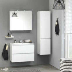 Tiger Karlo Kolomkast Sneeuwwit 160 Cm -badkamer 123 651