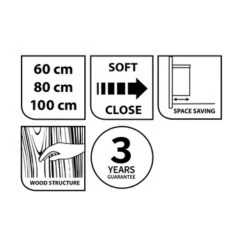 Tiger Badmeubelset Pocket 80 Cm Met 2 Lades Naturel Eik Incl. Looppoten 19 Tiger Badmeubelset Pocket 80 Cm Met 2 Lades Naturel Eik Incl. Looppoten -badkamer 123 804