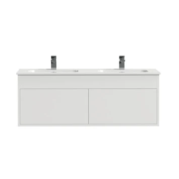 Tiger Helsinki Badkamermeubel 120 Cm Hoogglans Wit Met Wastafel Keramiek Hoogglans Wit 4 Tiger Helsinki Badkamermeubel 120 Cm Hoogglans Wit Met Wastafel Keramiek Hoogglans Wit - Afbeelding 2