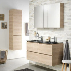 TIGER S-line Spiegelkast 120 Naturel Eik -badkamer 123 958