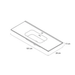 Tiger Badmeubelset Pocket 100 Cm Met 2 Lades Naturel Eik 18 Tiger Badmeubelset Pocket 100 Cm Met 2 Lades Naturel Eik -badkamer 123 977